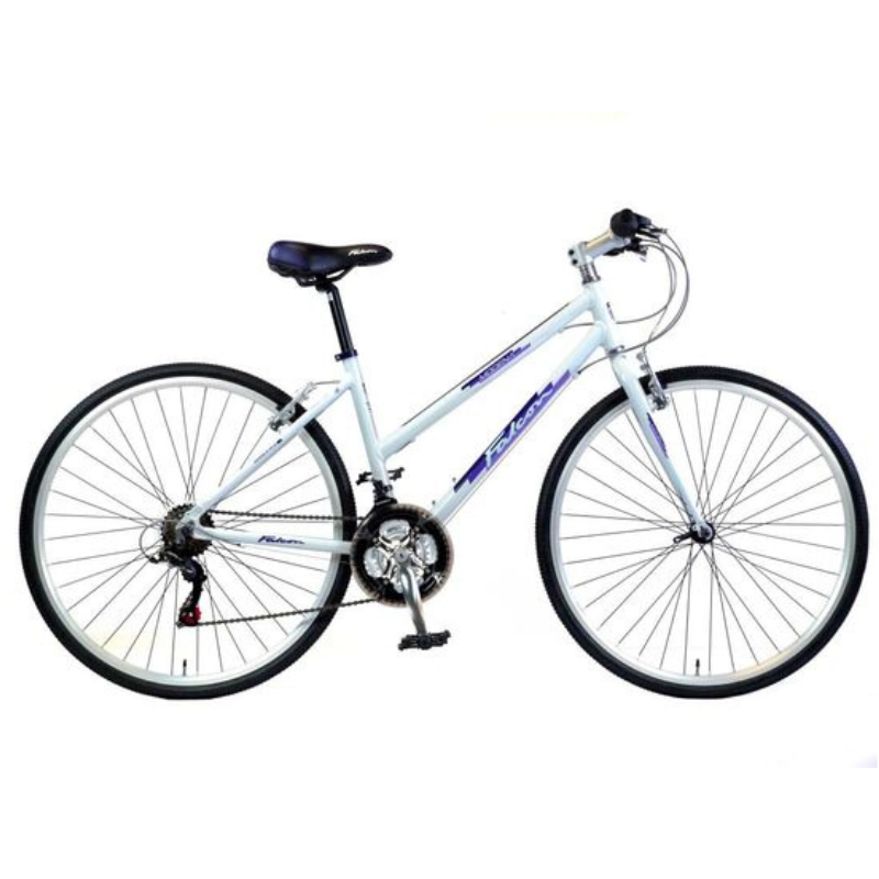 ladies white hybrid bike