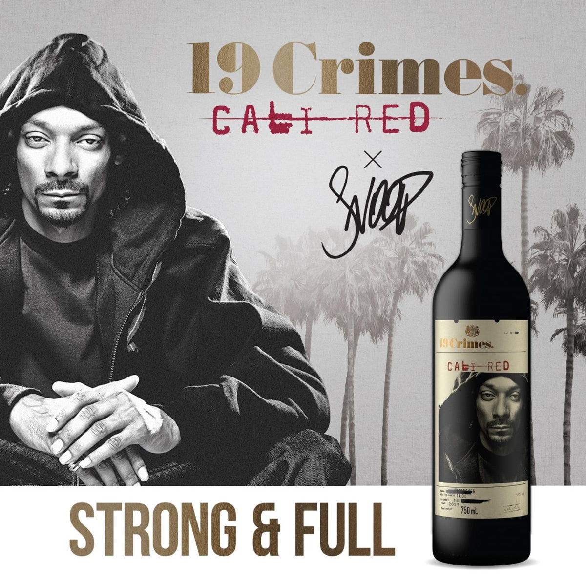 海外限定 19 Crimes doggs Cail Snoop 6本 Red