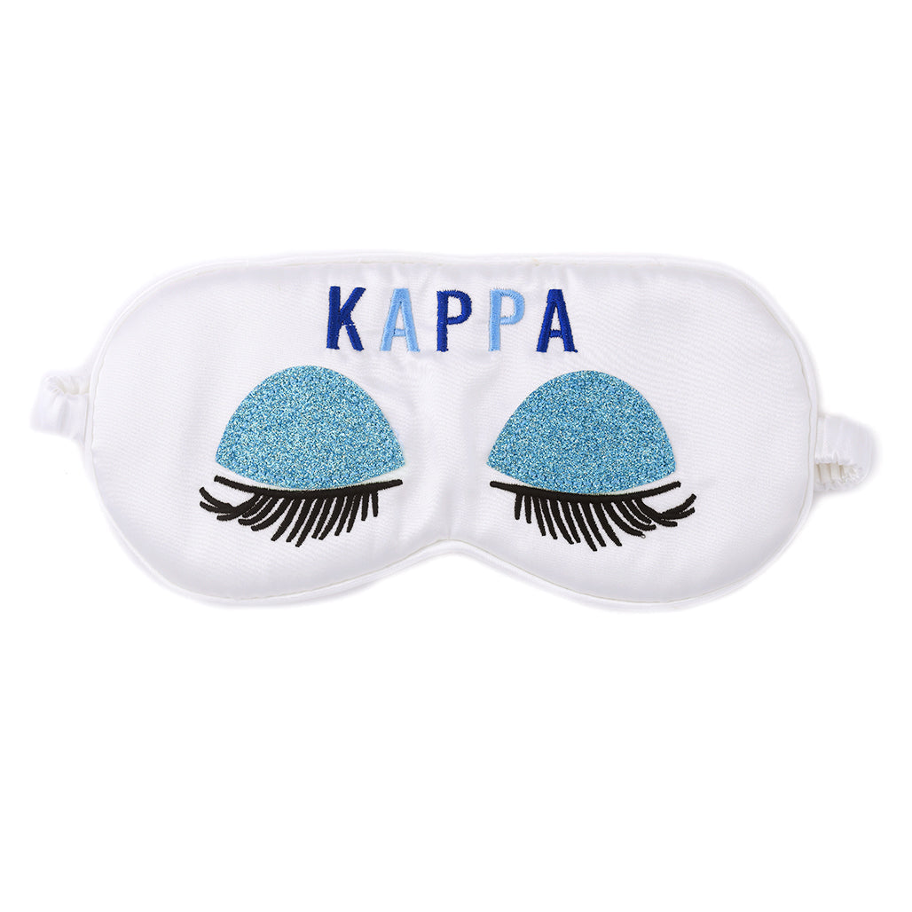 til Alabama Være Kappa Kappa Gamma Embroidered Satin Sleep Mask – Over The Moon Greek
