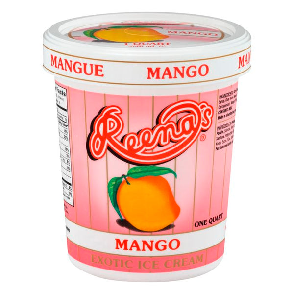 Reena's Mango Exotic Ice Cream - 1 Quart