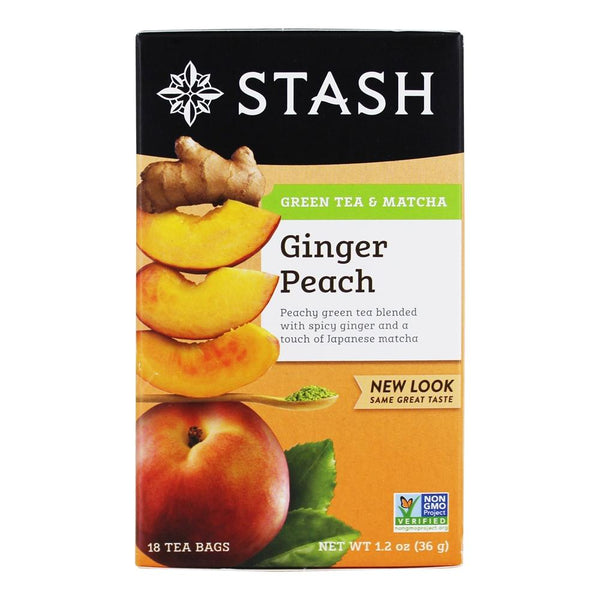 Ginger Peach, Green Tea & Matcha