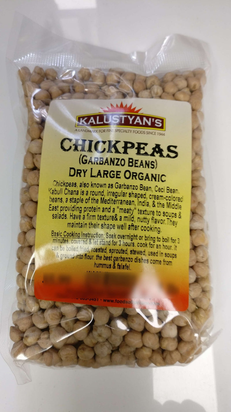 Chickpeas (Garbanzo Bean), Large, Organic