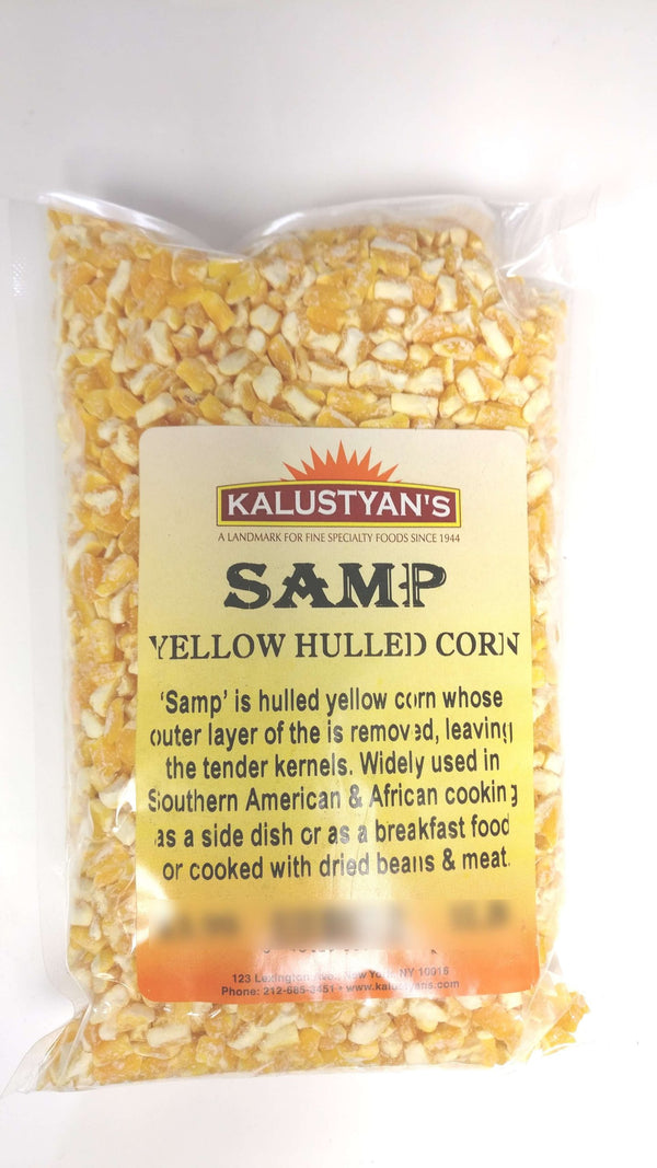 Samp, Yellow Hulled Corn
