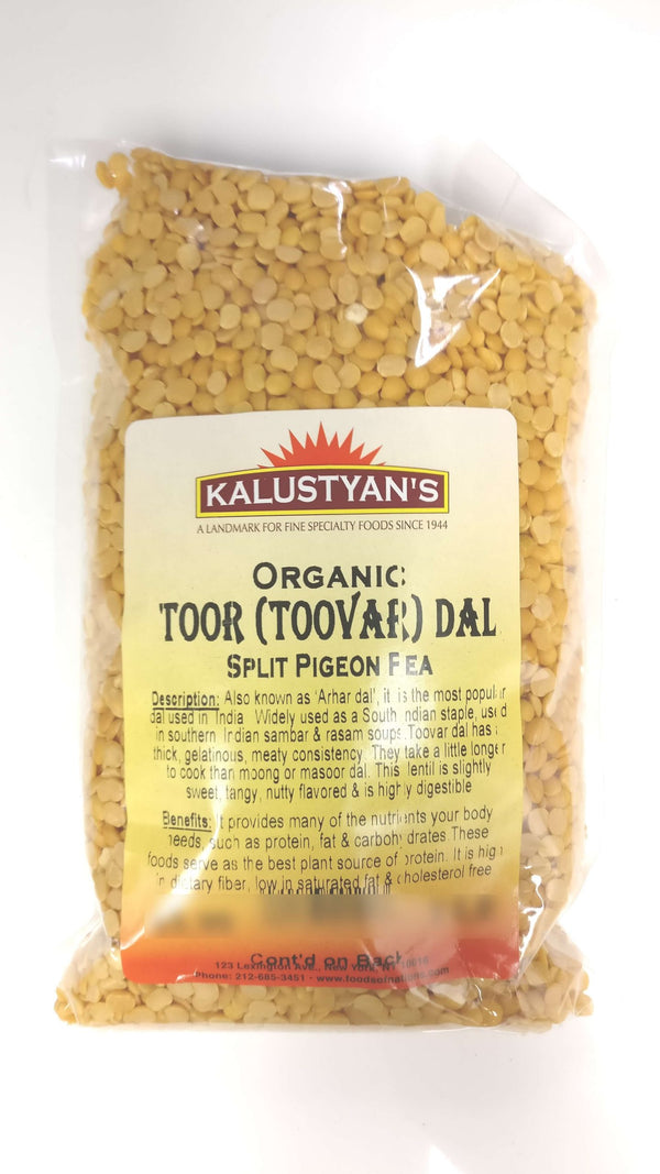 Toor (Toovar) Dal (Split Pigeon Pea), Organic