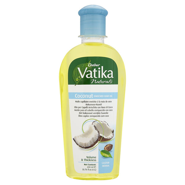 Vatika , Enriched Coconut Hair Oil, Henna Almond