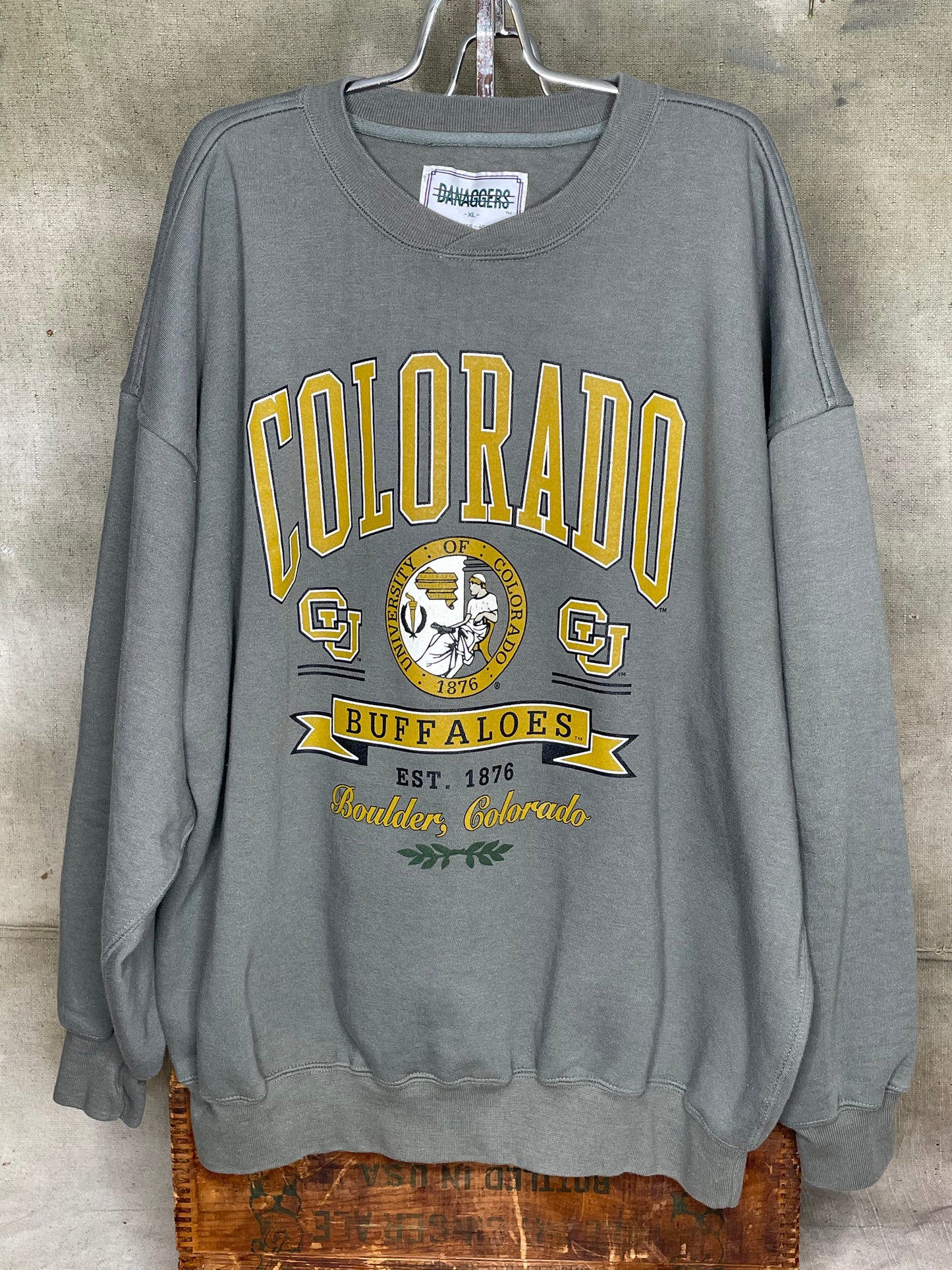 Vintage University of Colorado Buffaloes College Sweatshirt XXXL