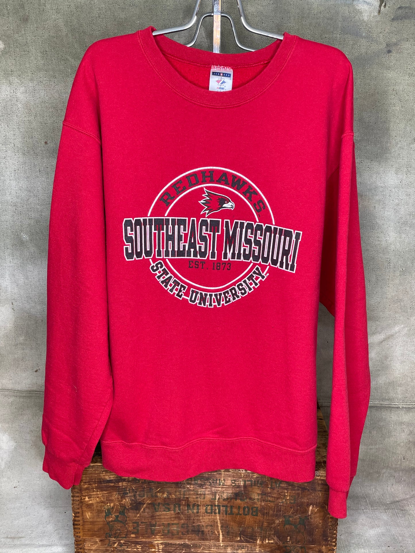 Vintage L Southeast Missouri State University RedHawks College Sweatshirt