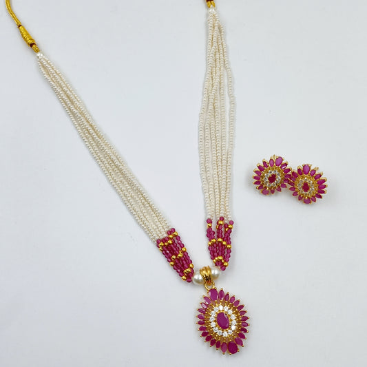 Luminous Oval Shaped Designer Chida Beads Set