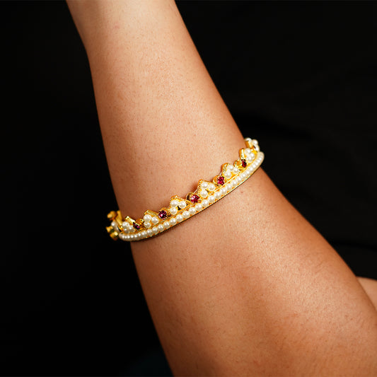 Traditional Pearls Bangles