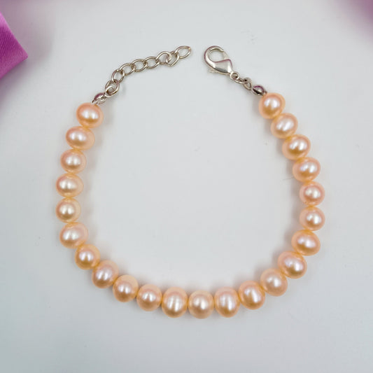Fancy Oval Shape Pearl Bracelet Shree Radhe Pearls