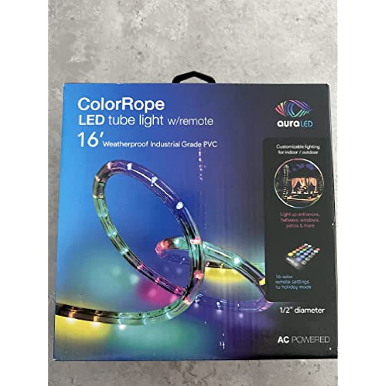 aura led color rope led tube light