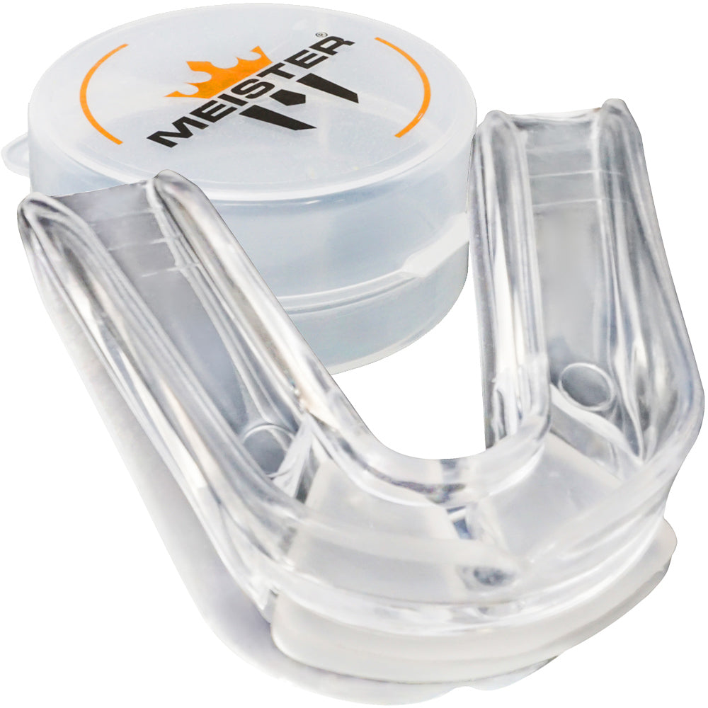 MOUTH GUARD DOUBLE SHIELD ALL SPORTS CLEAR 
