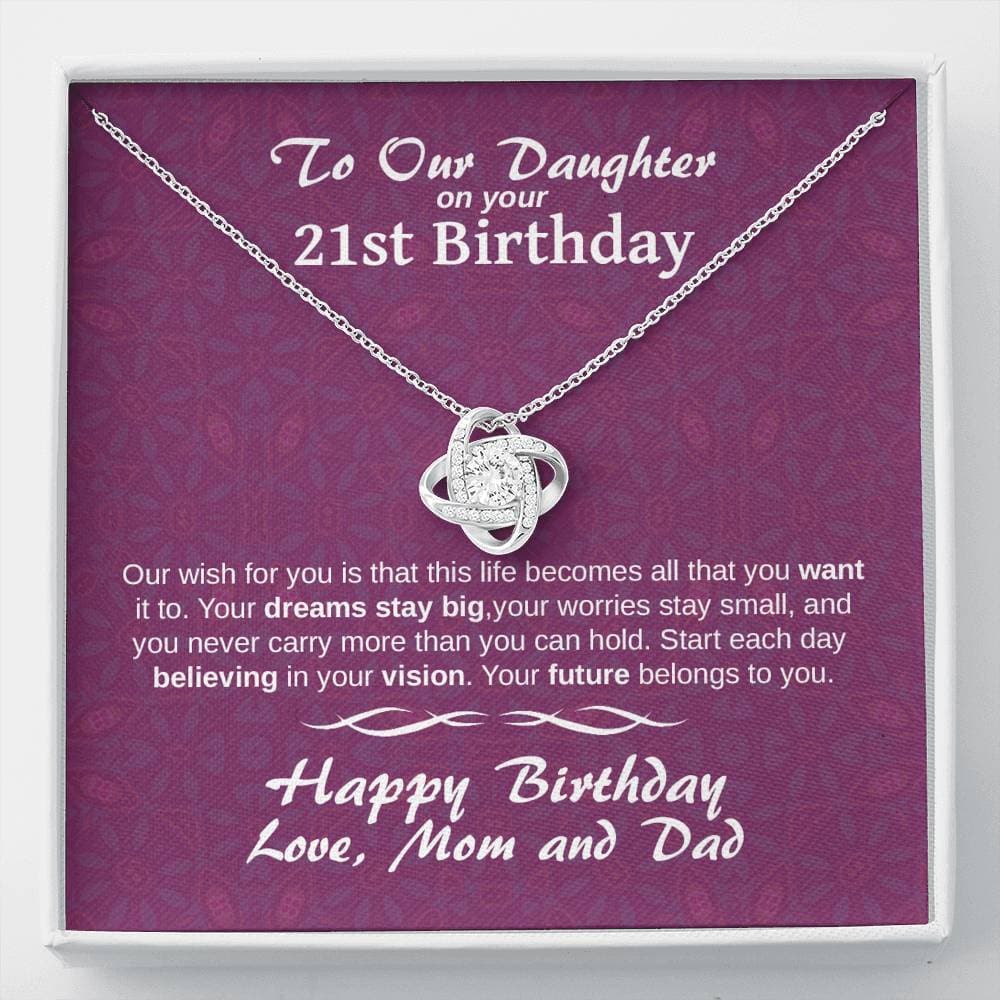 Daughter 21st Birthday Necklace Gift – Aeares