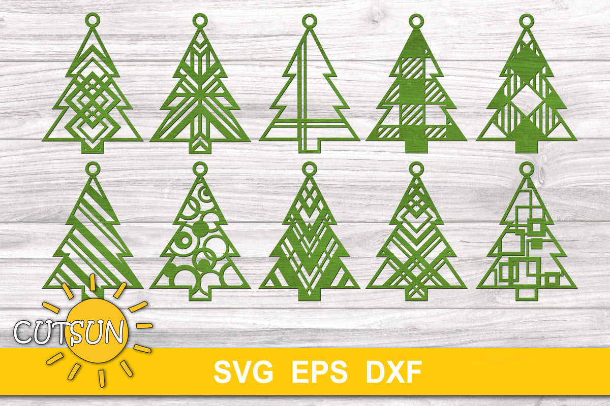 chevron christmas tree clipart