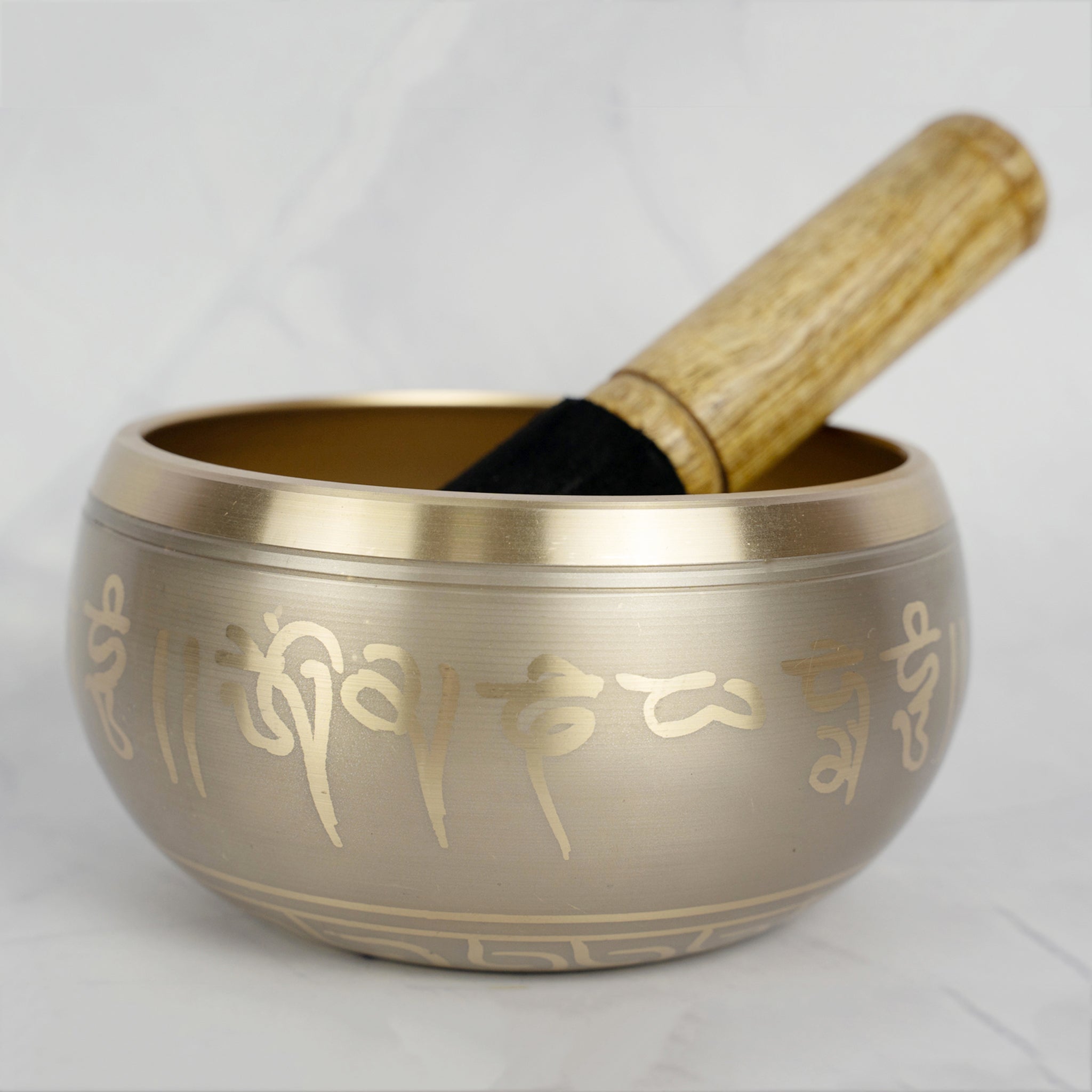 Vegetatie stikstof droefheid Brass Casted Singing Bowl Golden | Sound Healing Bowl – Holistic Kart