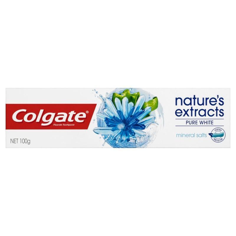 colgate nature's extracts pure white