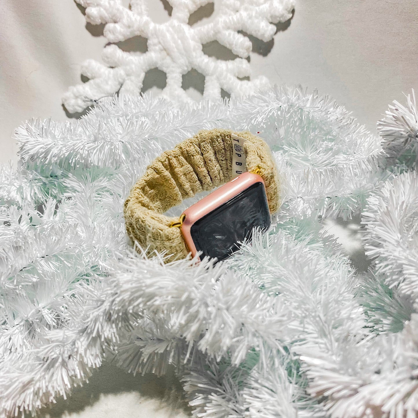 Waffle Knit Apple Watch Band