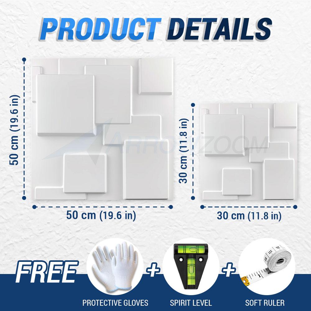 Arrowzoom Textured PVC 3D Wall Panel Cloud Design KK1212