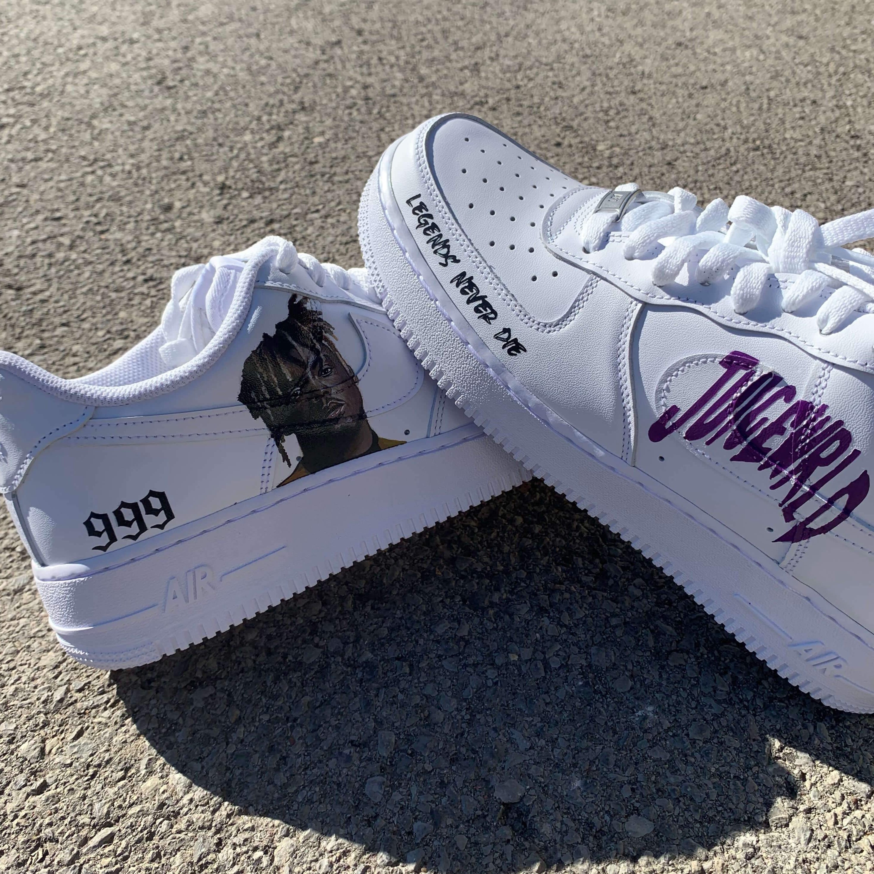 custom air forces juice wrld