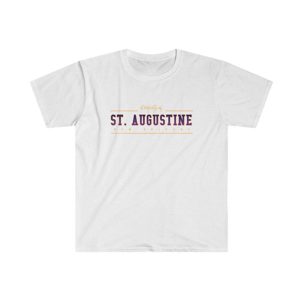 Property of ST. AUG Soft T-Shirt –