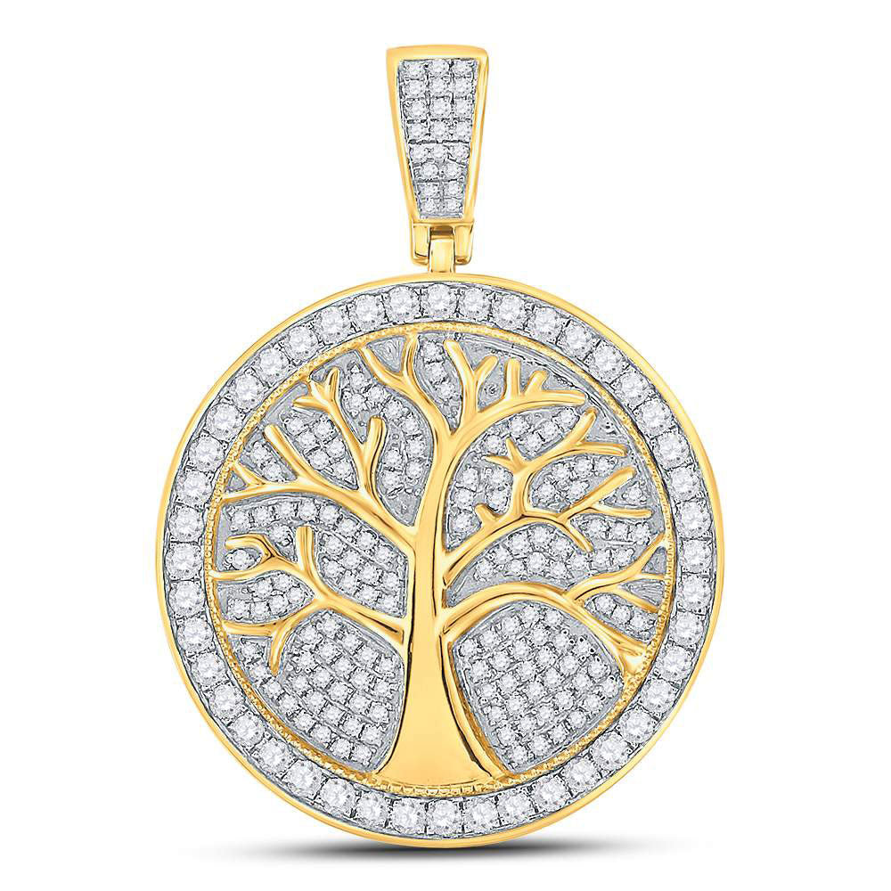 diamond tree pendant