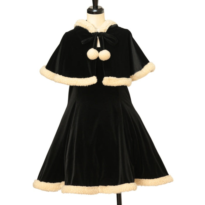 USED】【田園詩】ケープ付ベロアジャンパースカート | その他ブランド Wunderwelt Online Shop - Gothic   Lolita Second-hand Clothing