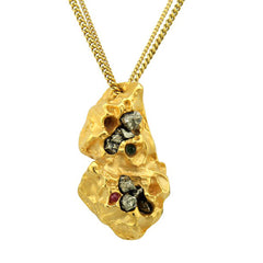 Imogen Belfield Honeycomb Nugget Necklace