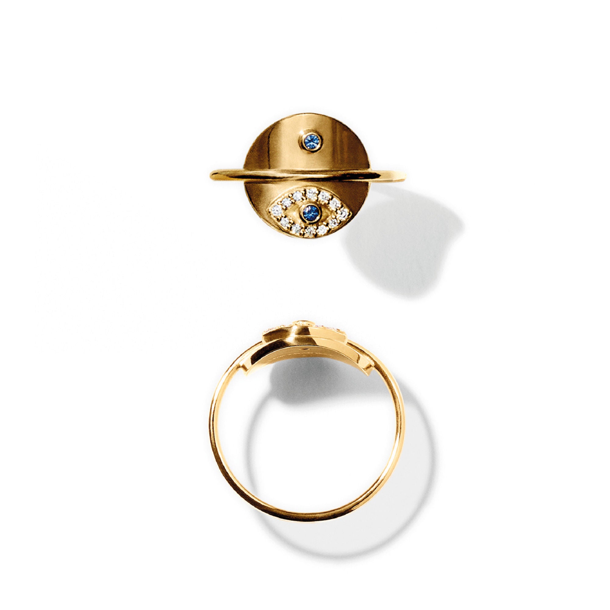 Miss Re Gold Diamond Sapphire Ring | Ring Guld The Jewellery Room
