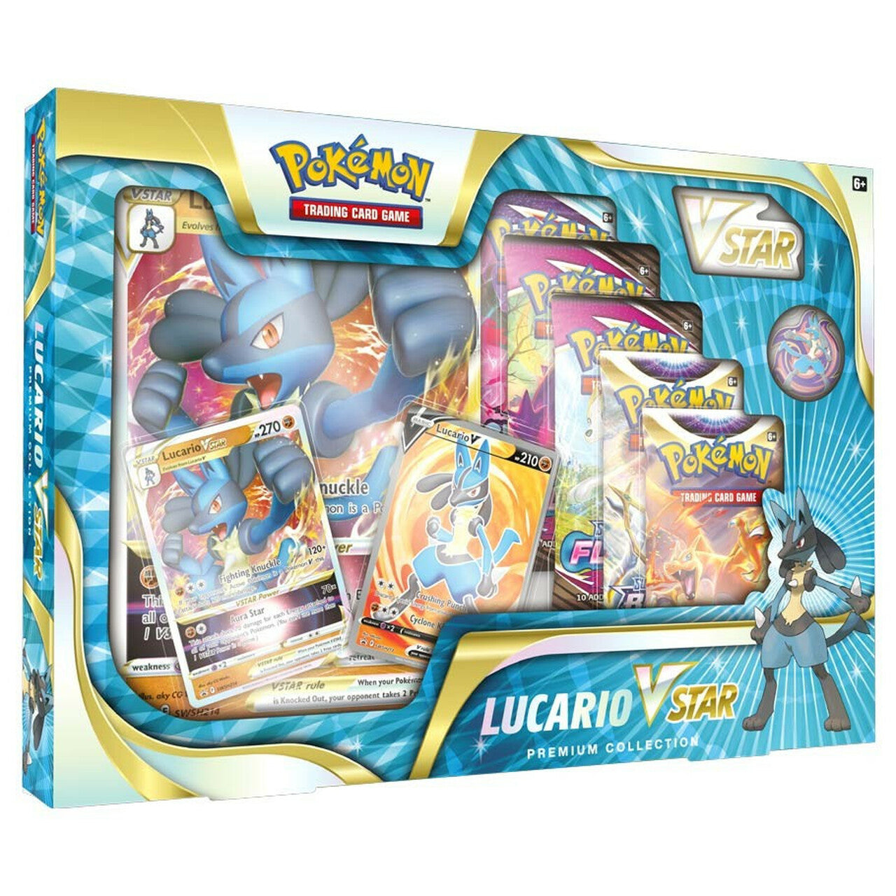 Pokemon TCG: Lucario VSTAR Premium Collection Box