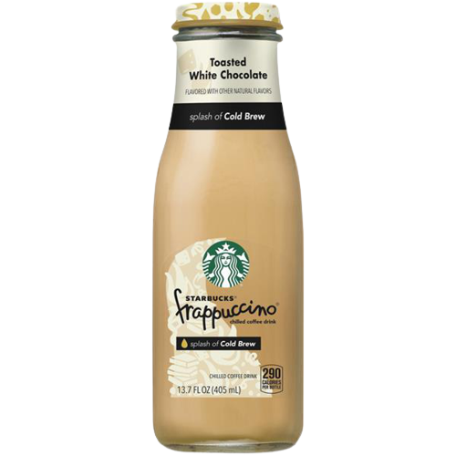 STARBUCKS FRAPPUCCINO SPLASH OF COLD BREW TOASTED WHITE CHOCOLATE