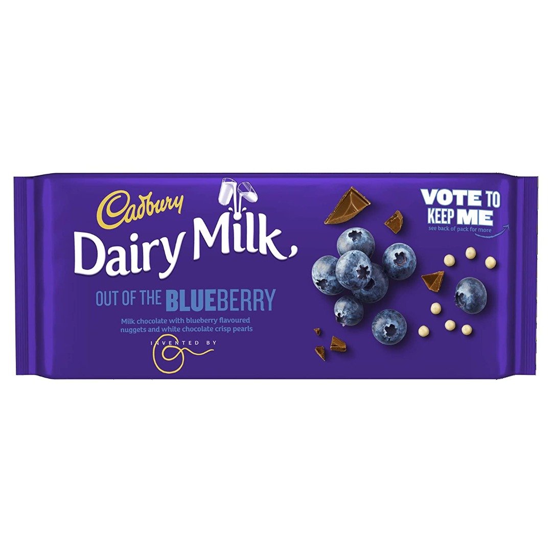CADBURY DAIRY MILK OUT OF THE BLUEBERRY CHOCOLATE