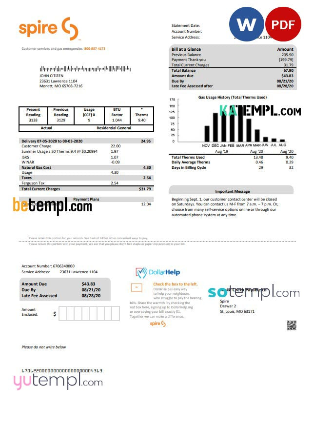 Spire Gas Rebate Forms