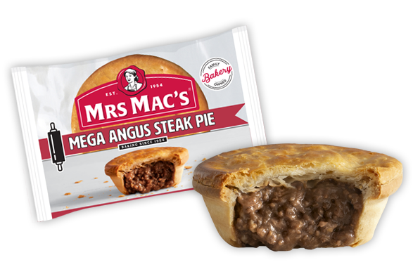 Mrs Macs Mega Angus Steak Pie Johnsonsfoodservice 