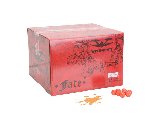 Valken Fate Paintball Case 500 Rounds - Orange Fill