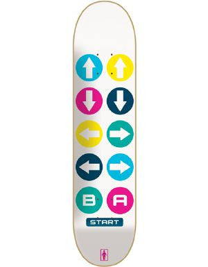 Girl Anderson 30 Lives - White/Multi - 8.5 - Skateboard Deck