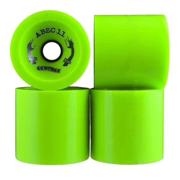 Abec 11 Centrax - Lime - 77mm 80a - Skateboard Wheels