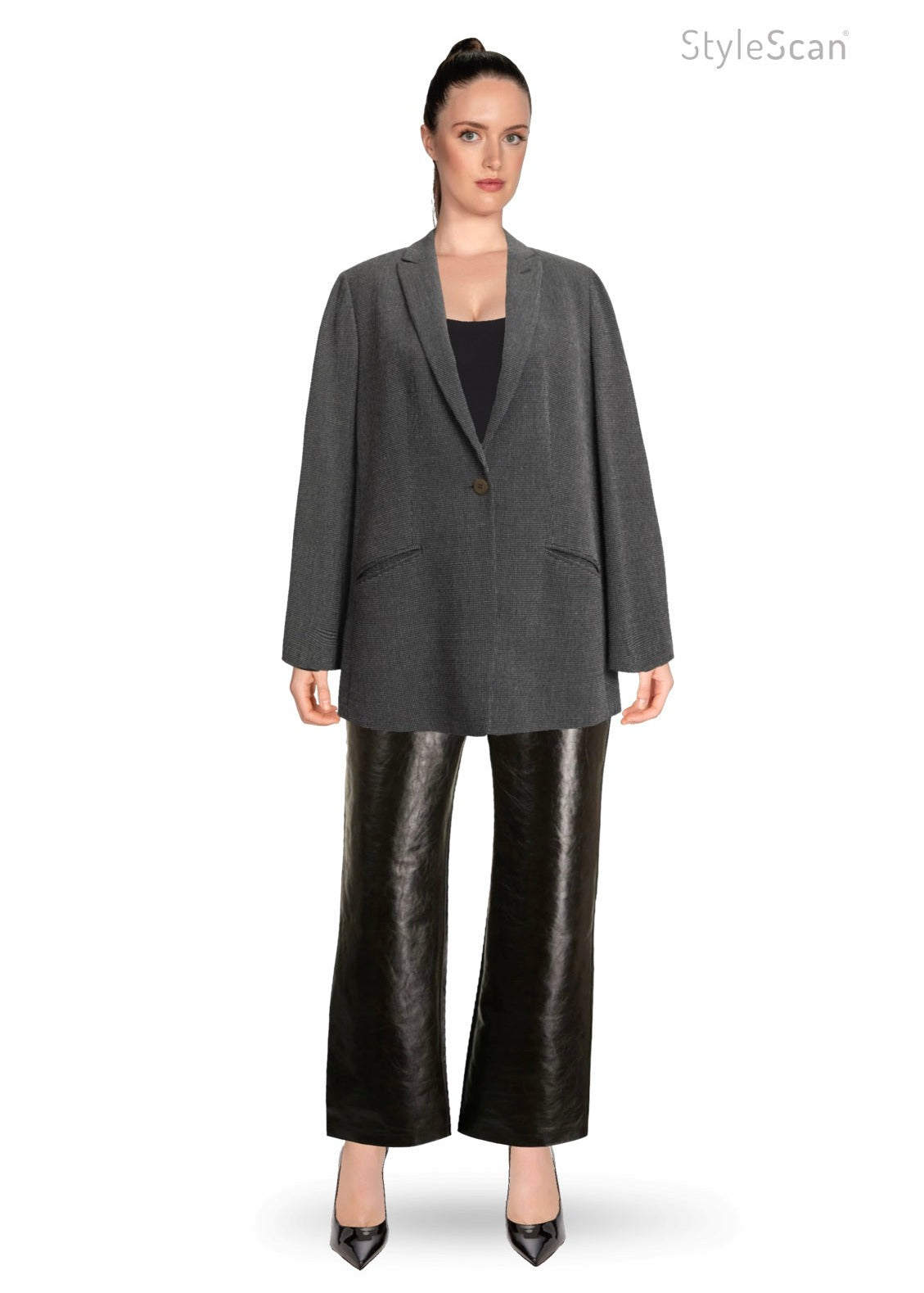 90's Giorgio Armani Gray Tweed Blazer L/XL – Vintage Boutique