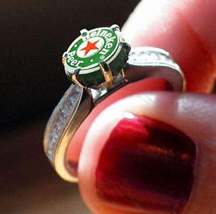 Amazing Jewelry Ring 20 - Beer Lover Engagment Ring