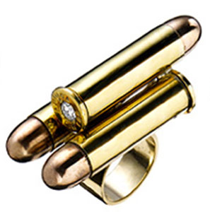 Amazing Jewelry Ring 31 - Three Bullets Ring