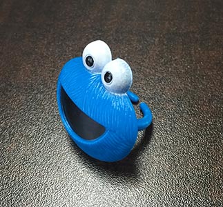 Amazing Jewelry Ring 37 - Cookie Monster Ring