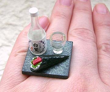 Amazing Jewelry Ring 6 - The Sushi Dinner Ring