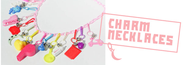 Charm Necklaces 80s jewelry trend
