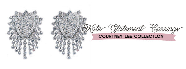 Courtney Lee Collection Kate Statement Earrings New Years Eve