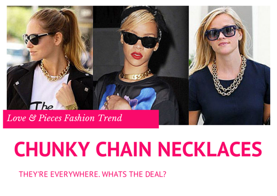 The Chunky Chain Jewelry Trend Is Everywhere, From Necklaces To