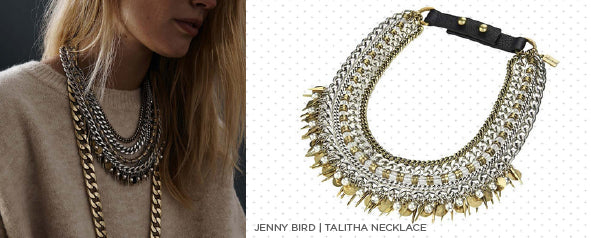 Jenny Bird Spiked Necklace Jewelry