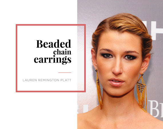 Lauren Remington Platt Gold Chain Earring Jewelry