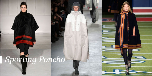 Sporting Poncho Fall Fashion Trends 2015