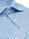 Camicia collo francese in lino cotone - Elegant