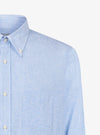 Camicia manica lunga button down in lino cotone - Teddy - Fusaro Antonio dal 1893 - Fusaro Antonio