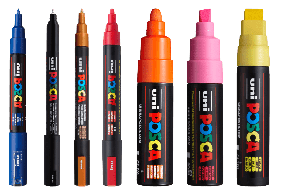 Posca markers